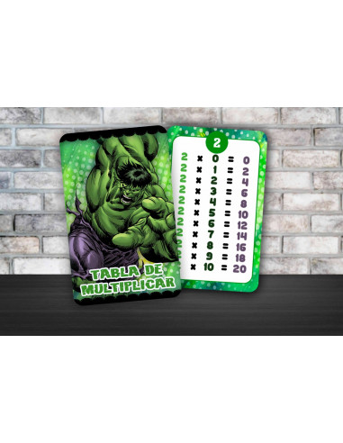 TABLA DE MULTIPLICAR Y ABECEDARIO PACK 6