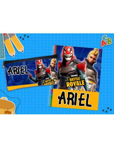 CARTUCHERA + TAPA CUADERNO