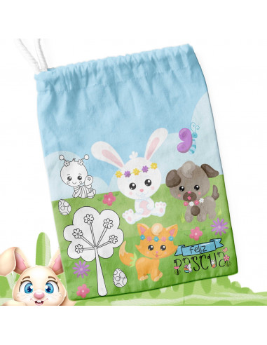 BOLSITAS PASCUA PARA COLOREAR PINTAR