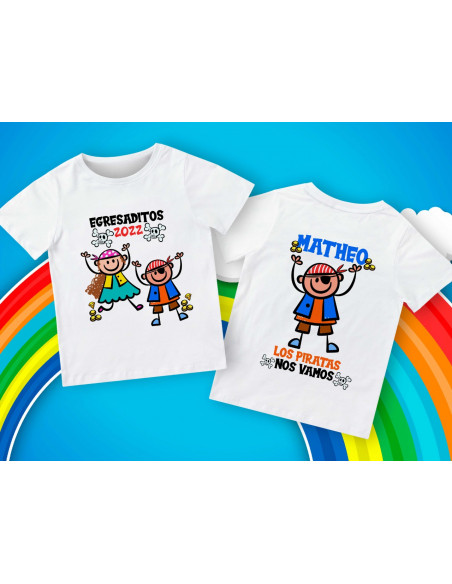 REMERA BARBIJO EGRESADITOS PIRATA