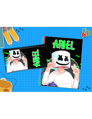 CARTUCHERA + TAPA CUADERNO