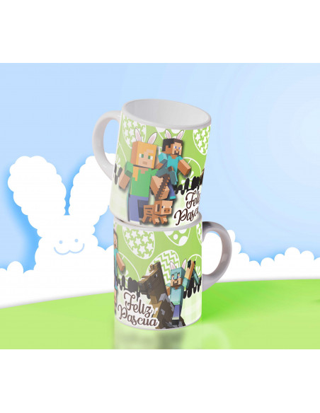 TAZAS PERSONAJES PASCUA