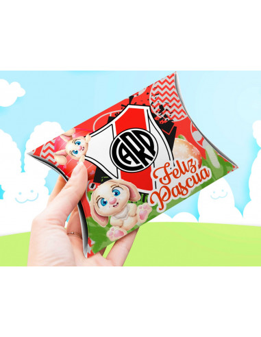 CAJA ALMOHADA PASCUA PERSONAJES
