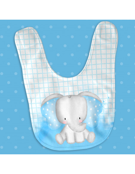 BODY + ALMOHADON + BABERO ELEFANTITO