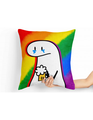 ALMOHADONES FLOR K PACK 2