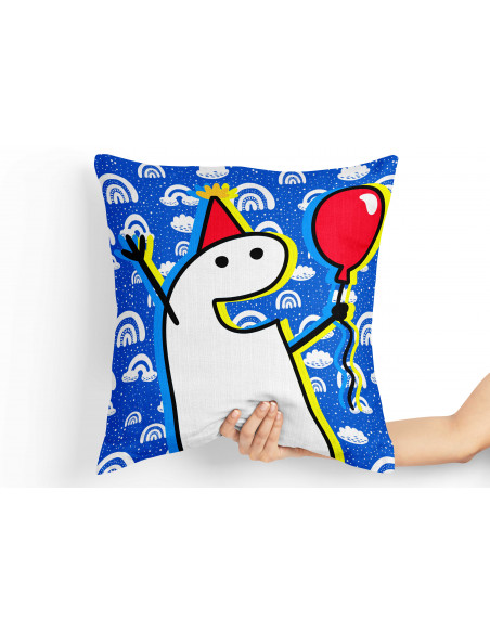 ALMOHADONES FLOR K PACK 2