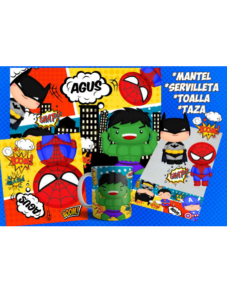 Pack Jardin - SuperHeroes