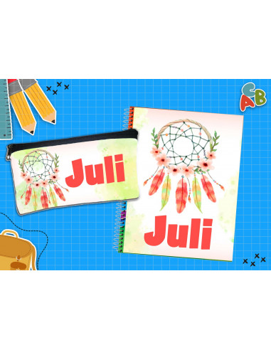 CARTUCHERA + TAPA CUADERNO PACK 2