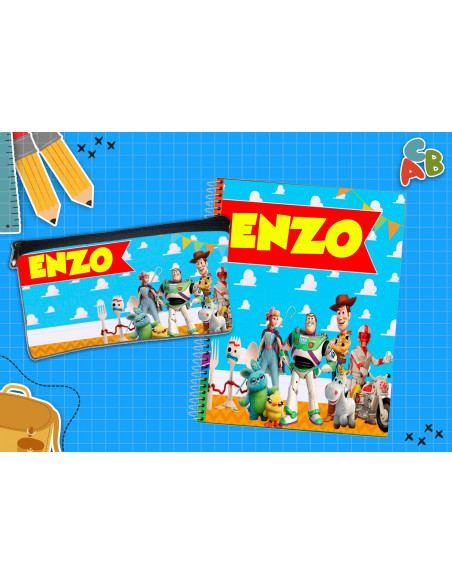 CARTUCHERA + TAPA CUADERNO PACK 2