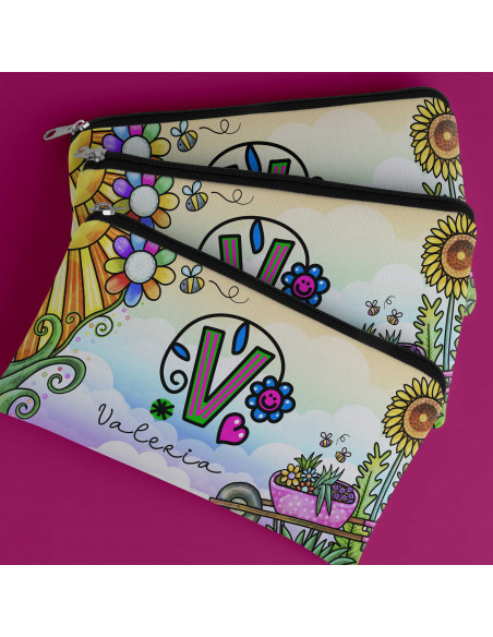 ESTUCHE INICIALES COLORIDA