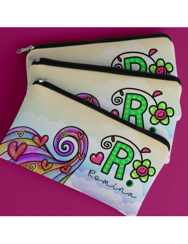 ESTUCHE INICIALES COLORIDA