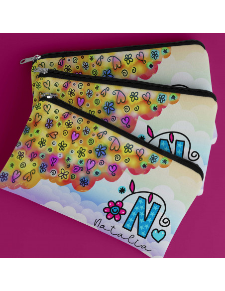 ESTUCHE INICIALES COLORIDA