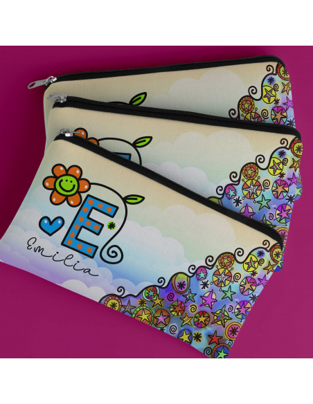 ESTUCHE INICIALES COLORIDA