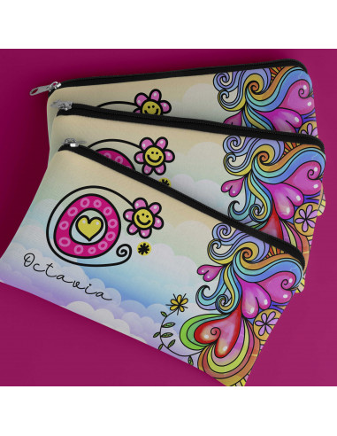 ESTUCHE INICIALES COLORIDA