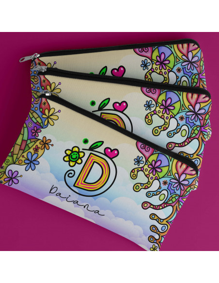 ESTUCHE INICIALES COLORIDA