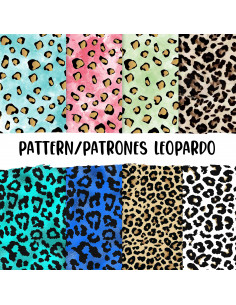 FONDOS/PATTERN LEOPARDO