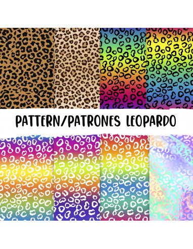 FONDOS/PATTERN LEOPARDO