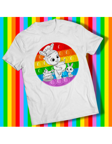 REMERAS PARA PINTAR COLOREAR INFANTILES