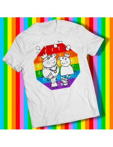 REMERAS PARA PINTAR COLOREAR INFANTILES