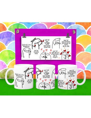 Taza Flork Canciones Frases
