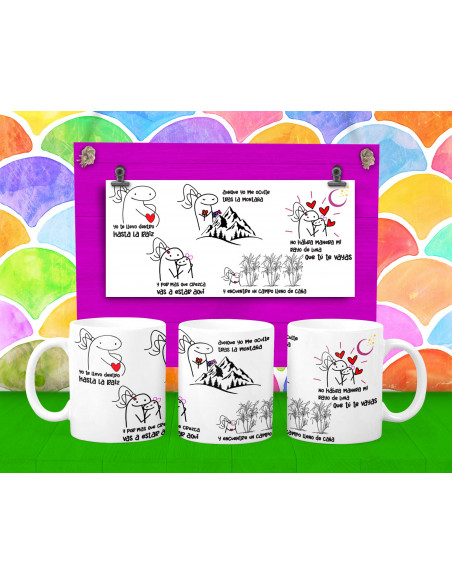 Taza Flork Canciones Frases