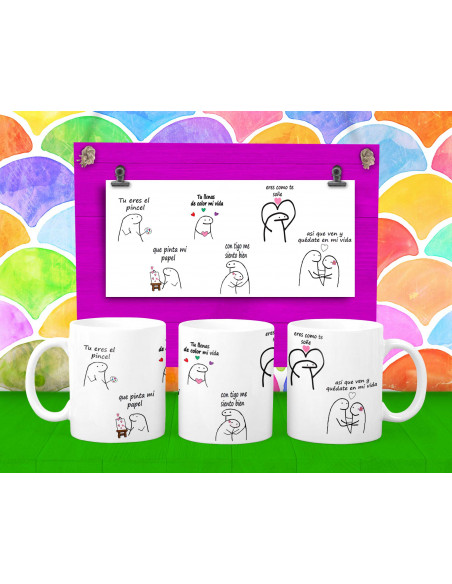 Taza Flork Canciones Frases