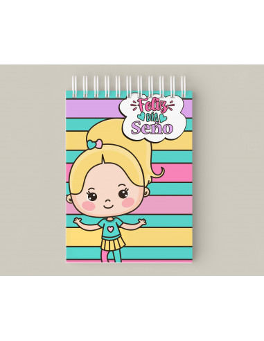 Anotadores y Porta Lapicera Seño