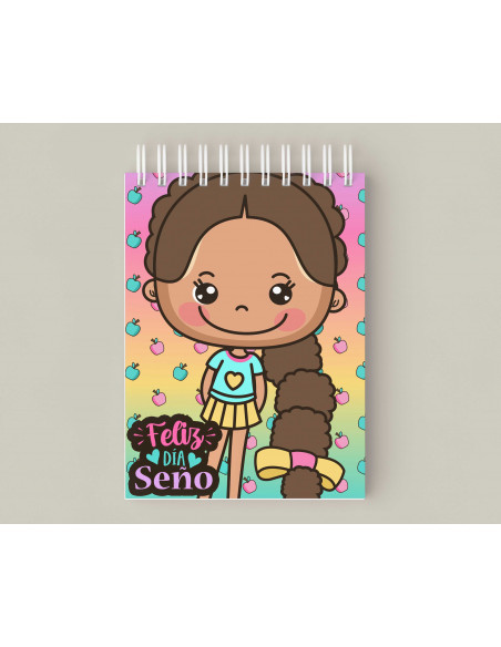 Anotadores y Porta Lapicera Seño
