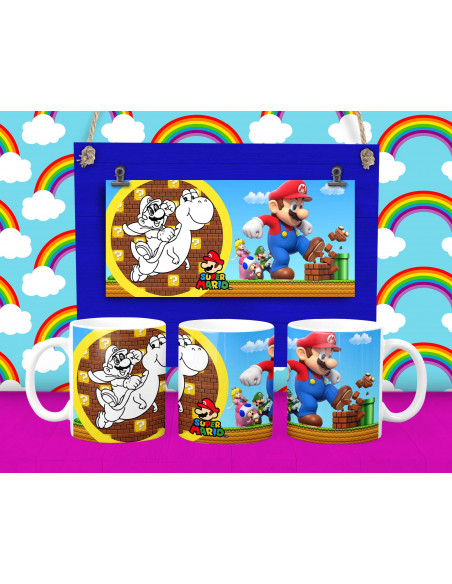 Taza Pintar Colorear Infantiles