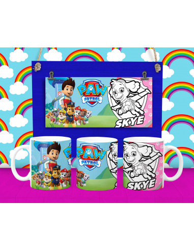 Taza Pintar Colorear Infantiles