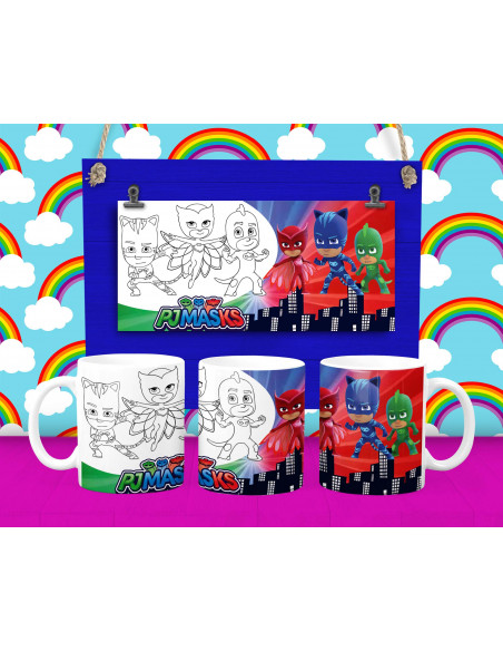 Taza Pintar Colorear Infantiles