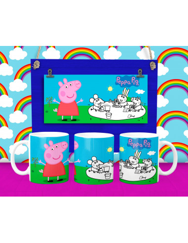 Taza Pintar Colorear Infantiles