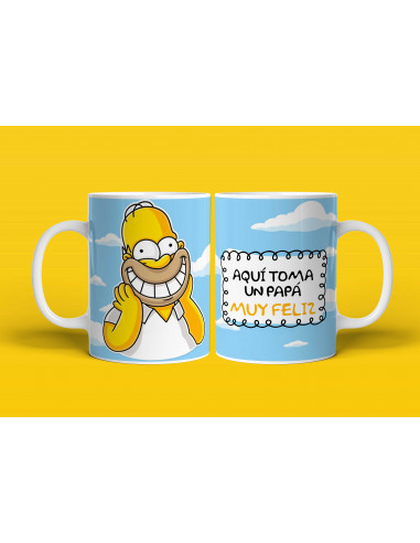 Taza Homero Día del Padre Taza Homero Día del Padre