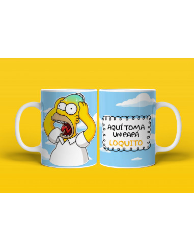 Taza Homero Día del Padre Taza Homero Día del Padre