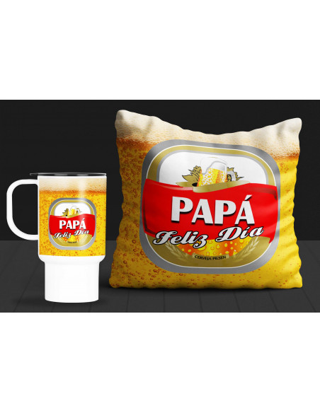 Almohadón jarro Bebidas Día del Padre