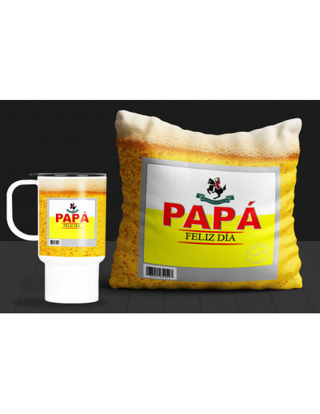 Almohadón jarro Bebidas Día del Padre