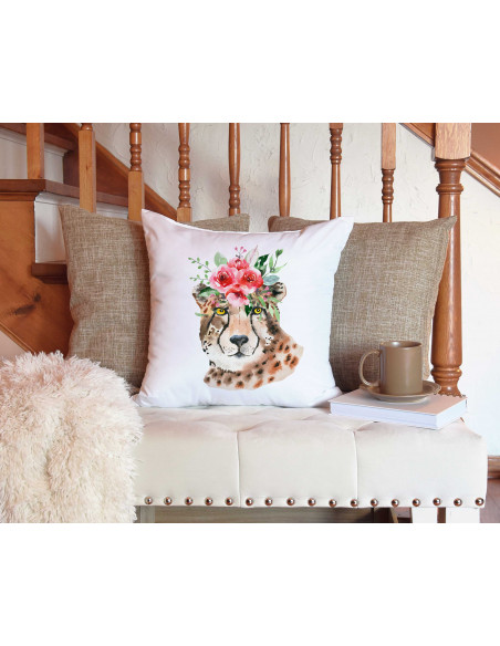 Almohadones animalitos flores