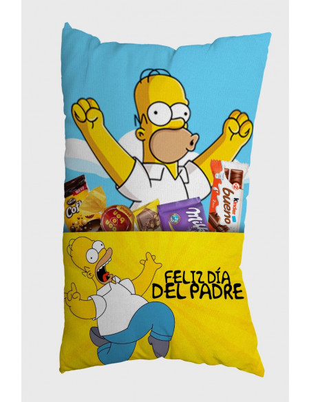 Almohadones bolsillo Simpson Día del Padre