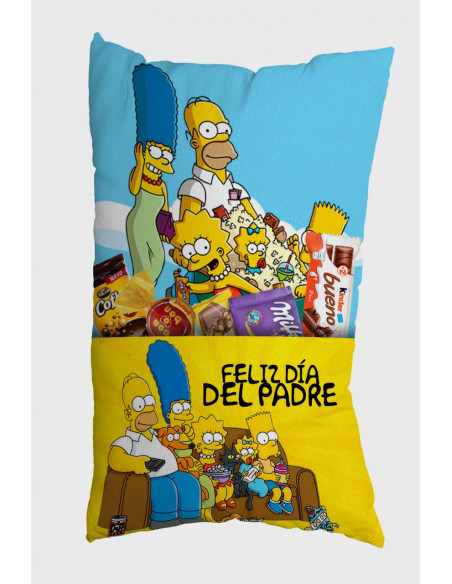 Almohadones bolsillo Simpson Día del Padre