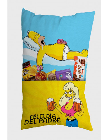 Almohadones bolsillo Simpson Día del... Almohadones bolsillo Simpson Día del...