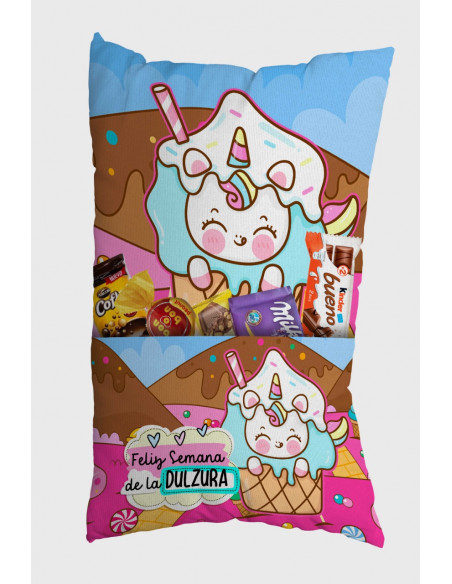ALMOHADONES CON BOLSILLO SEMANA DE LA DULZURA