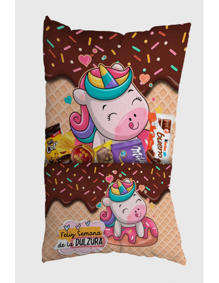 ALMOHADONES CON BOLSILLO SEMANA DE LA DULZURA