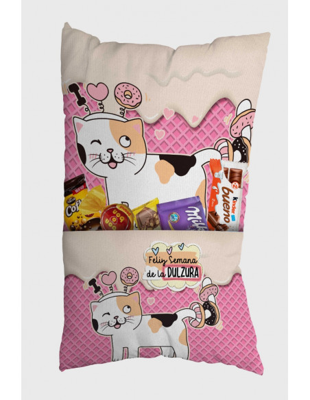 ALMOHADONES CON BOLSILLO SEMANA DE LA DULZURA