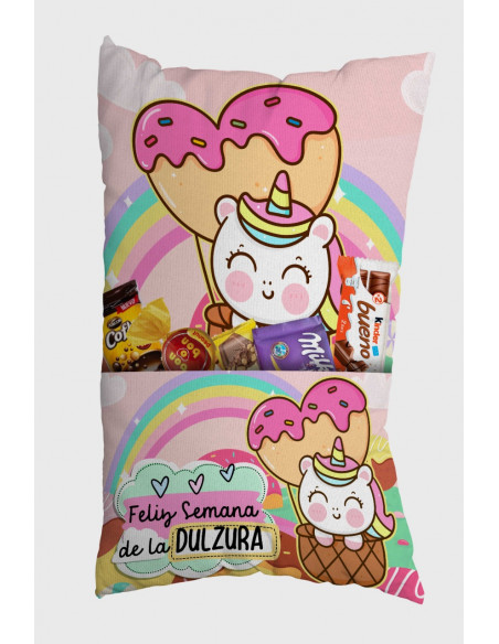 ALMOHADONES CON BOLSILLO SEMANA DE LA DULZURA