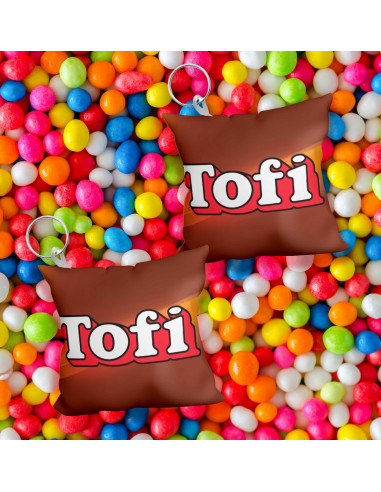 Llavero almohadita golosinas