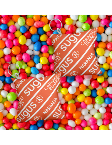 Llavero almohadita golosinas