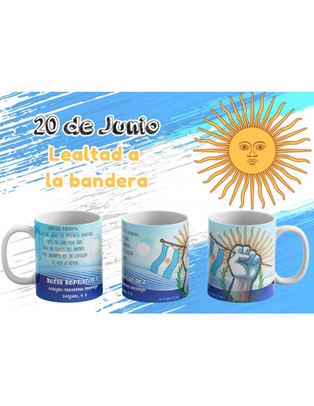 TAZAS LEALTAD A LA BANDERA