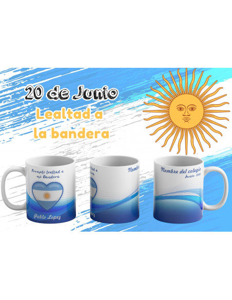 TAZAS LEALTAD A LA BANDERA