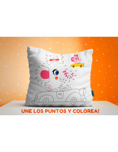 ALMOHADONES COLOREAR UNIR