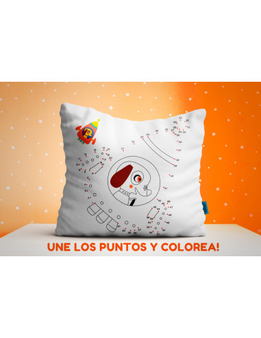 ALMOHADONES COLOREAR UNIR